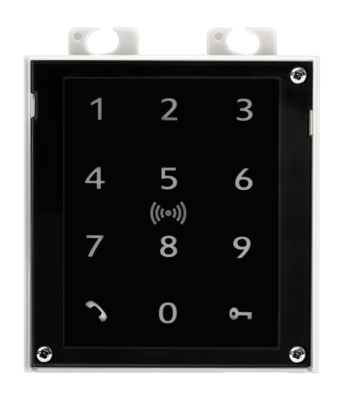 2N IP Verso/Access Unit 2.0 – Touch keypad & RFID reader 125kHz, 13.56MHz, NFC, PICard compatible (91550946)